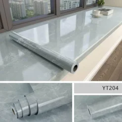 Timeless Touch Küche & Esszimmer-Selbstklebende, wasserdichte Tapete mit Marmoreffekt