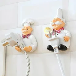 Tom Küche & Esszimmer-Selbstklebender Wandhaken aus Kunstharz – Küchen-Organizer-Haken