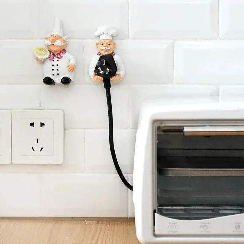 Tom Küche & Esszimmer-Selbstklebender Wandhaken aus Kunstharz – Küchen-Organizer-Haken