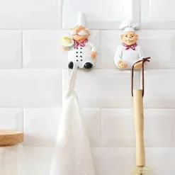 Tom Küche & Esszimmer-Selbstklebender Wandhaken aus Kunstharz – Küchen-Organizer-Haken