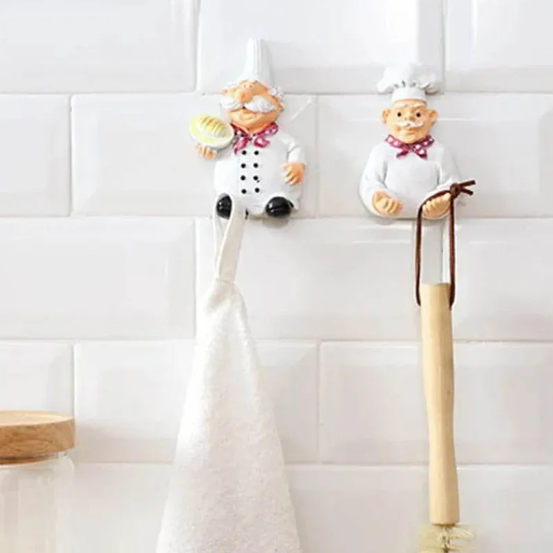 Tom Küche & Esszimmer-Selbstklebender Wandhaken aus Kunstharz – Küchen-Organizer-Haken