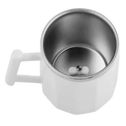 The Cozy Mug Küche & Esszimmer-Selbstmischender Kaffeebecher aus Edelstahl – Automatische Kaffeetasse