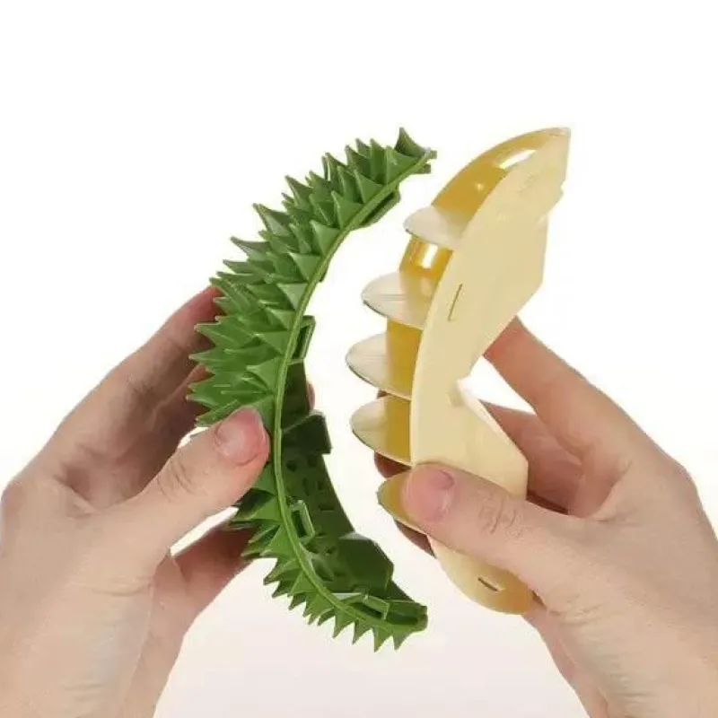 TailTrend Haustierspielzeug-Selbstpflegewerkzeug für Katzen – Innovativer Durian Corner Groomer