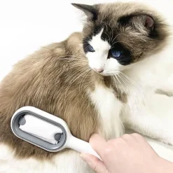 Furendo Haustierzubehör|Reinigungswerkzeuge Für Haustiere-Selbstreinigende Fellpflegebürste für Haustiere – Fellpflegewerkzeug für Hunde und Katzen