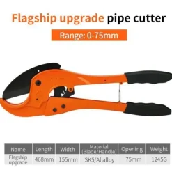 Cozy Living Heimwerkzeuge-Selbstsichernder Rohrschneider – einfach zu verwendendes Sanitärwerkzeug