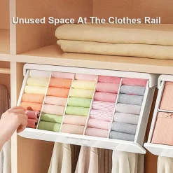Cozy Living Möbel-Self-Adhesive Closet Organizer - Space-Saving Storage Solution