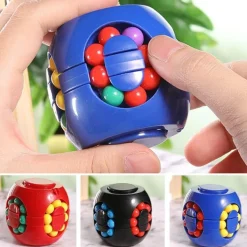 The Decor Haven Babyspielzeug-Sensorisches Anti-Stress-Würfelspielzeug - Rotierendes Lernspielzeug