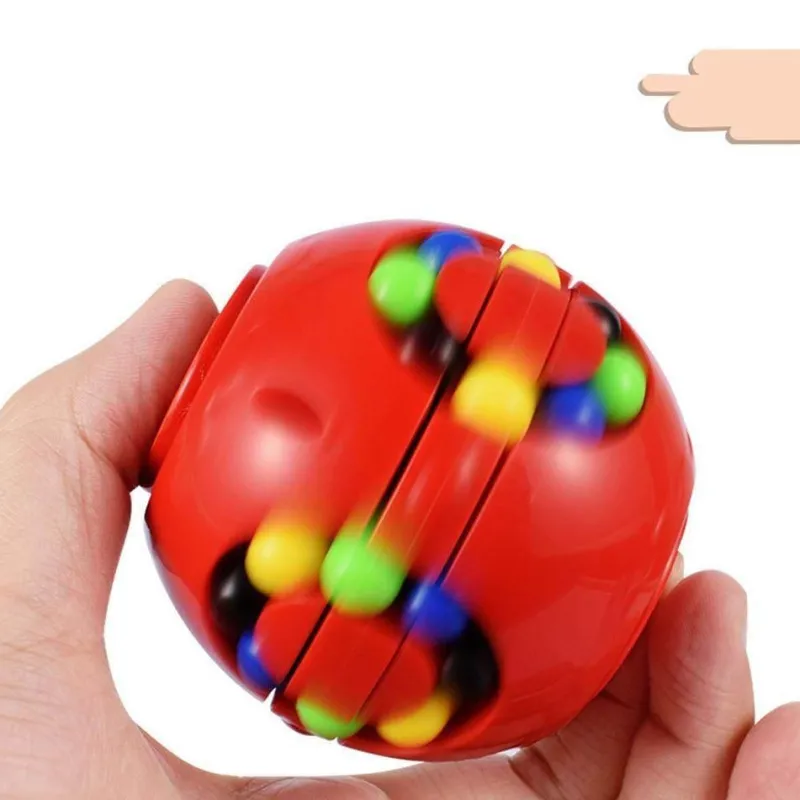 The Decor Haven Babyspielzeug-Sensorisches Anti-Stress-Würfelspielzeug - Rotierendes Lernspielzeug