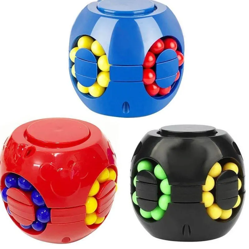 The Decor Haven Babyspielzeug-Sensorisches Anti-Stress-Würfelspielzeug - Rotierendes Lernspielzeug