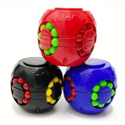 The Decor Haven Babyspielzeug-Sensorisches Anti-Stress-Würfelspielzeug - Rotierendes Lernspielzeug