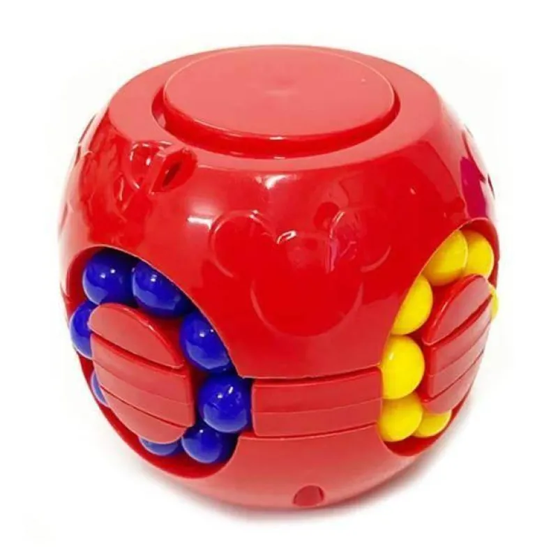 The Decor Haven Babyspielzeug-Sensorisches Anti-Stress-Würfelspielzeug - Rotierendes Lernspielzeug