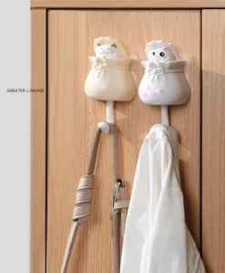 Comfort u0026 Style Gadgets Für Zuhause-Süßer Katzen-Wandhaken – Entzückender klebriger Organizer