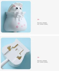 Comfort u0026 Style Gadgets Für Zuhause-Süßer Katzen-Wandhaken – Entzückender klebriger Organizer