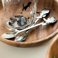 The Cozy Mug Küche & Esszimmer-Süßer Teelöffel mit langem Griff und Katze