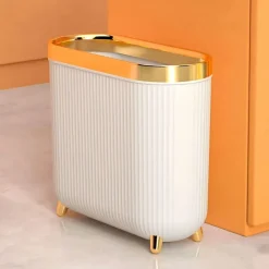 The Bath Nook Badezimmer-Serena Bathroom Bin - Stylish Waste Container for Home Décor