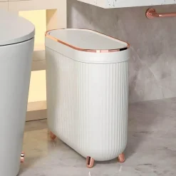 The Bath Nook Badezimmer-Serena Bathroom Bin - Stylish Waste Container for Home Décor