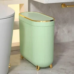 The Bath Nook Badezimmer-Serena Bathroom Bin - Stylish Waste Container for Home Décor