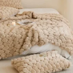 Cozy Haven Bettzeug-Serena Pelzdecke – weiche, gemütliche Überwurfdecke