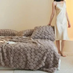 Cozy Haven Bettzeug-Serena Pelzdecke – weiche, gemütliche Überwurfdecke