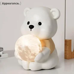 Bright Accents Beleuchtung-Süßes Goodbye Bär Nachtlicht - Kinderzimmerlampe