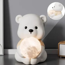 Bright Accents Beleuchtung-Süßes Goodbye Bär Nachtlicht - Kinderzimmerlampe