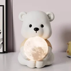 Bright Accents Beleuchtung-Süßes Goodbye Bär Nachtlicht - Kinderzimmerlampe