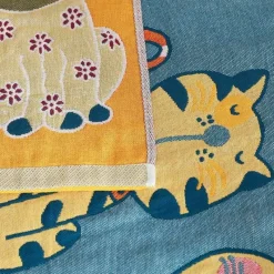 Wrap u0026 Relax Bettzeug-Süßes Katzen-Badetuch – schnelltrocknendes, saugfähiges Handtuch