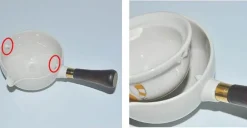 The Decor Haven Küche & Esszimmer|Outdoor-Artikel-Süßes Katzen-Kung-Fu-Teeset – selbstdrehendes Teegeschirr