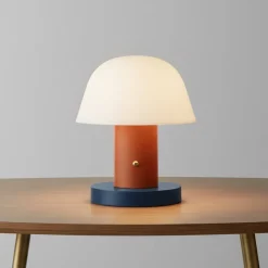 The Gilded Nest Beleuchtung|Wohndeko-Setago Table Lamp – Acrylic and Aluminum Lamp