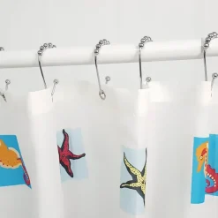 Aqua Essence Badezimmer-Shower Curtain Hooks - Stylish Easy Bathroom Accessories for Quick Use