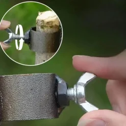 Cozy Living Camping Im Freien|Outdoor-Artikel-Sichelkopf aus Stahl – Scharfes Mehrzweck-Grasschneidewerkzeug