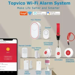 Tranquil Touch Mobilitäts- Und Support-Tools|Gesundheits-Gadgets-Sicherheitsarmband für Senioren - WiFi-SOS-Alarm