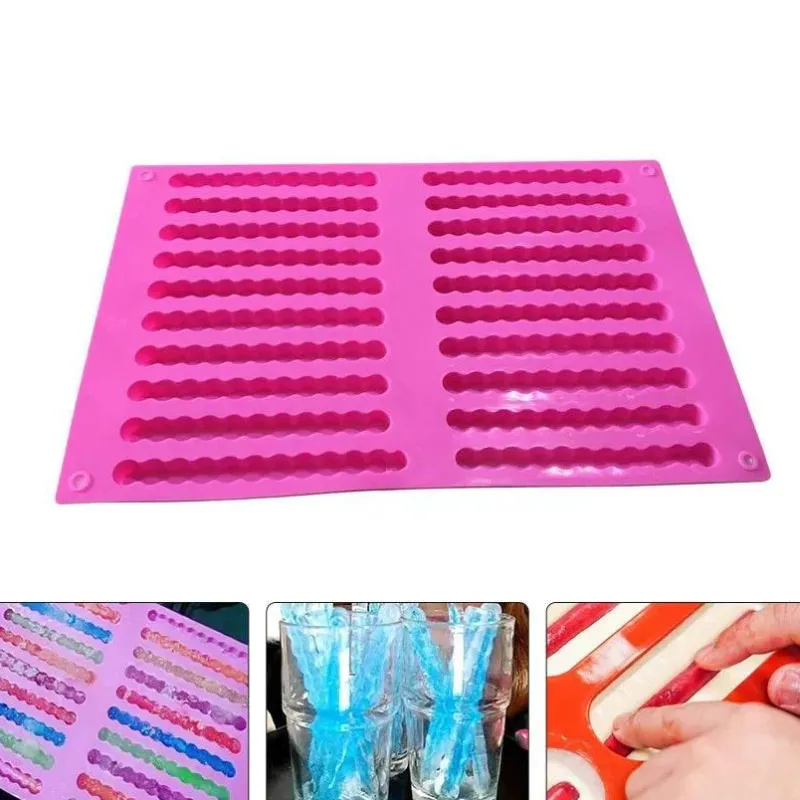 Tom Küche & Esszimmer-Silikon-Backform - Mehrzweck-Kuchen-Schokoladenstreifen