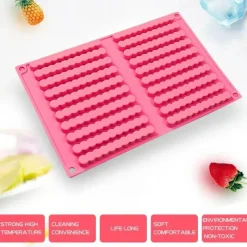 Tom Küche & Esszimmer-Silikon-Backform - Mehrzweck-Kuchen-Schokoladenstreifen