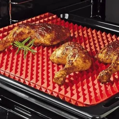 Plates u0026 More Küche & Esszimmer-Silikon-Backmatte – wiederverwendbare antihaftbeschichtete Ofeneinlage