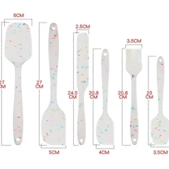 Decor Küche & Esszimmer-Silikon-Backset – Candy Color Bakeware Essentials