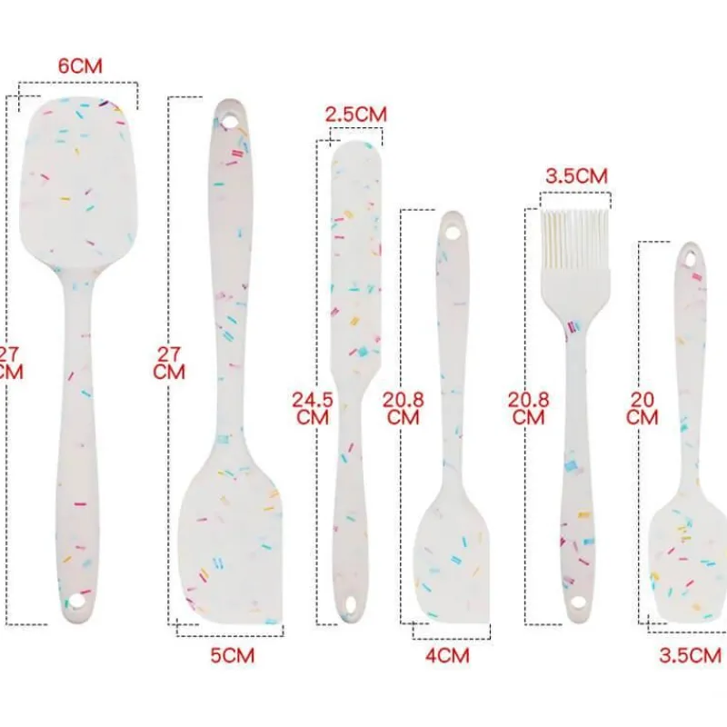 Decor Küche & Esszimmer-Silikon-Backset – Candy Color Bakeware Essentials