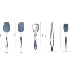 Decor Küche & Esszimmer-Silikon-Backwerkzeug-Set – langlebiges, antihaftbeschichtetes Küchenzubehör