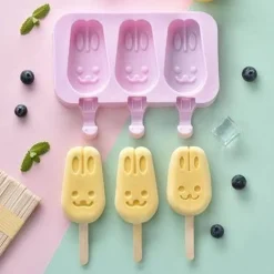 Deco Küche & Esszimmer-Silikon-Cartoon-Eiscremeformen – Hausgemachte Leckereien