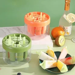 Decor Küche & Esszimmer-Silikon-Eiscremeform – DIY-Zubereiter für hausgemachte Leckereien