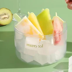 Decor Küche & Esszimmer-Silikon-Eiscremeform – DIY-Zubereiter für hausgemachte Leckereien