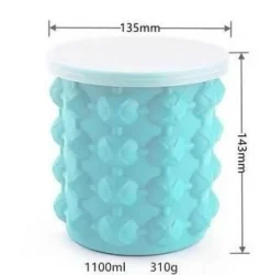 Space Savvy Küche & Esszimmer-Silikon-Eiskübel – Schnellkühl-Eismaschine für Partys