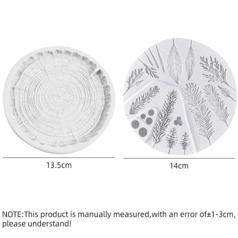 Tom Küche & Esszimmer-Silikonform mit Tannenzapfen und Blättern – Backwerkzeug für die Feiertage