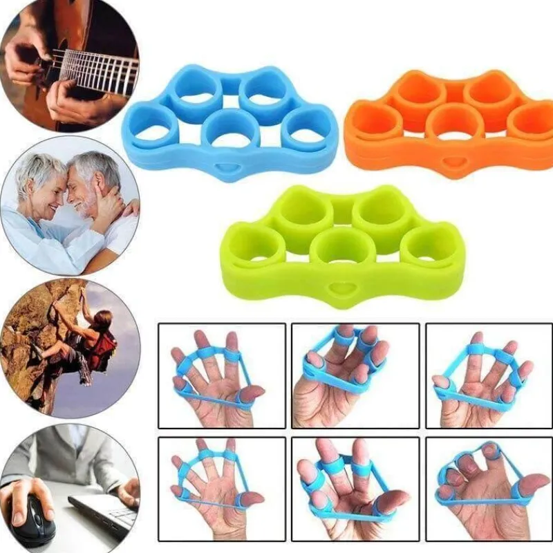 The Relaxation Nook Fitness-Gadgets|Gesundheits-Gadgets-Silikon-Handtrainer – Fingertrainer für Krafttraining