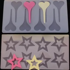 Tom Küche & Esszimmer-Silikon-Kuchenform – geometrische Formen für DIY-Schokoladen-Backdekor