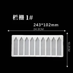 Tom Küche & Esszimmer-Silikon-Kuchenform – geometrische Formen für DIY-Schokoladen-Backdekor