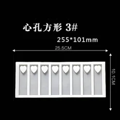 Tom Küche & Esszimmer-Silikon-Kuchenform – geometrische Formen für DIY-Schokoladen-Backdekor