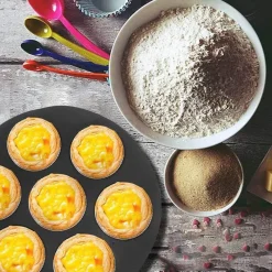 Tom Küche & Esszimmer-Silikon-Kuchenform mit 7 Löchern – Backform für Airfryer-Mikrowelle