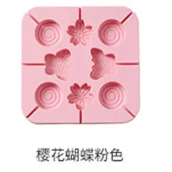 Tom Küche & Esszimmer-Silikon-Lolliform – DIY-Süßigkeiten-Dekor mit süßen Mustern