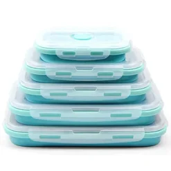 Tom Küche & Esszimmer-Silikon-Lunchbox-Set – Frischhaltebehälter